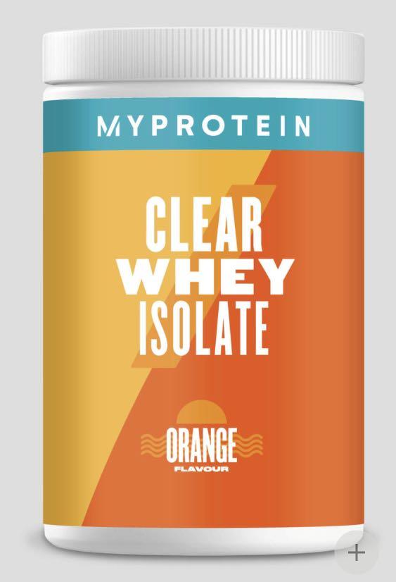 UNOPENED MyProtein Clear Whey Isolate Orange 500g, Health & Nutrition