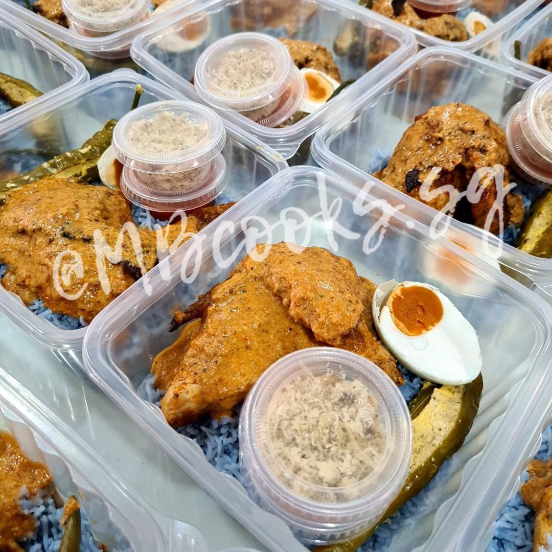 Nasi Kerabu Ayam Percik Food Drinks Rice Noodles On Carousell