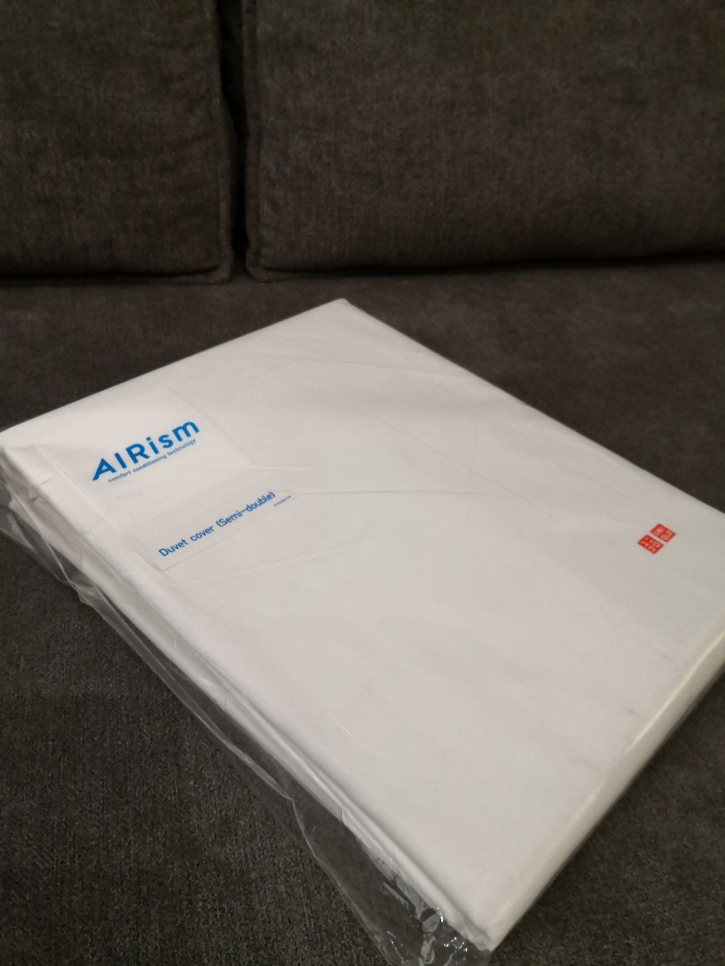 New Uniqlo AIRism Duvet Cover (Semidouble), Furniture & Home Living