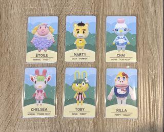 NEW VILLAGERS Amiibo Cards Animal Crossing