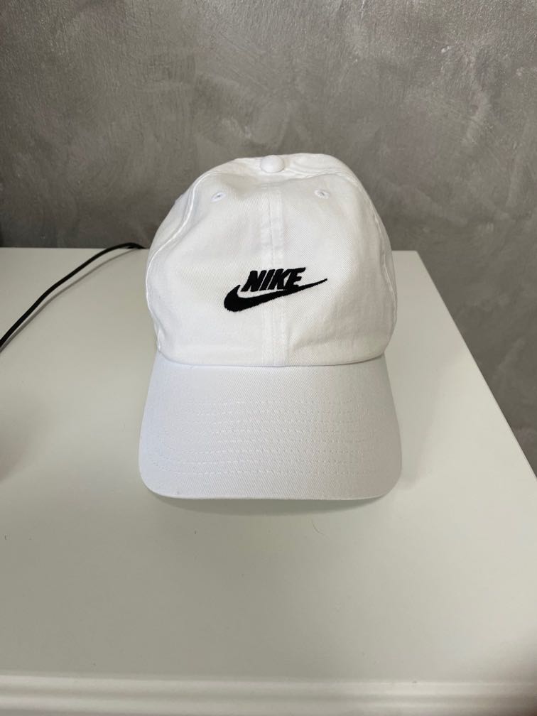 Nike Baseball Cap in White, Men's Fashion, Watches & Accessories, Caps ...