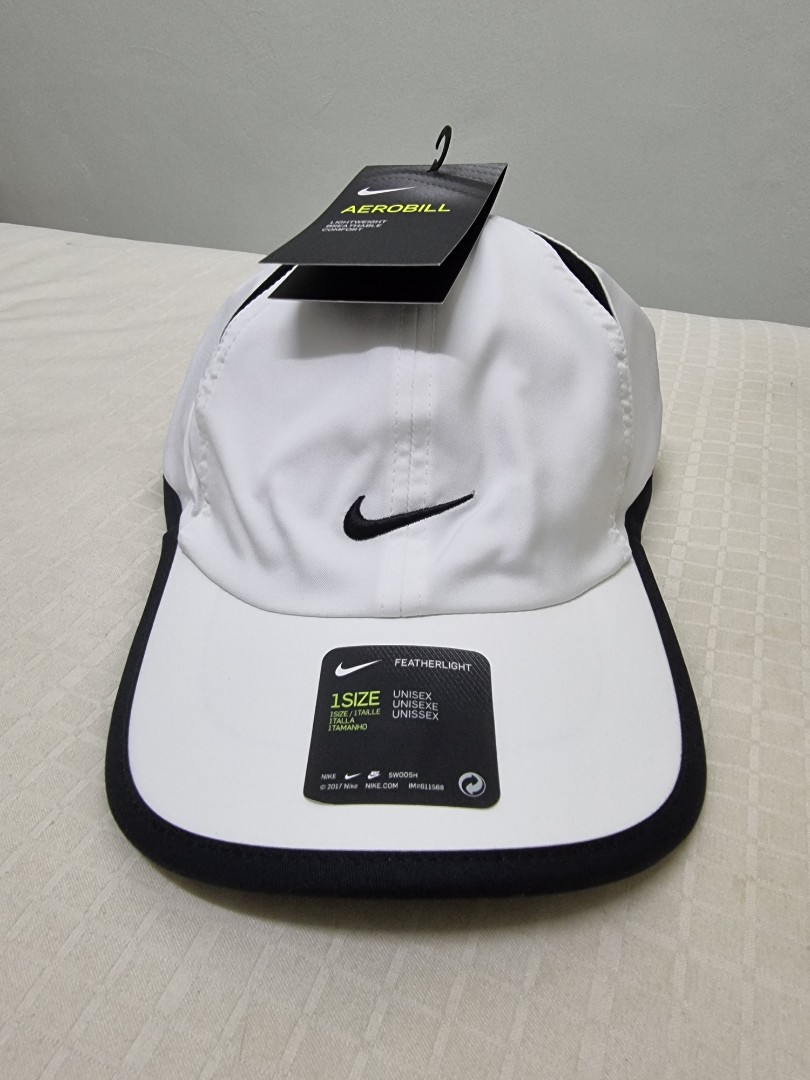 Nike Aerobill Featherlight Dri-Fit Black Unisex Tennis/Running Cap  CI2662-010
