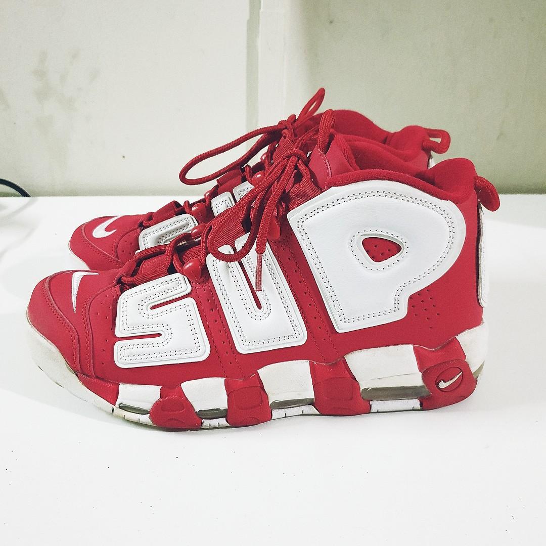 Supreme x Nike Air More Uptempo sneakers, Men's Fashion, Footwear, Sneakers  on Carousell