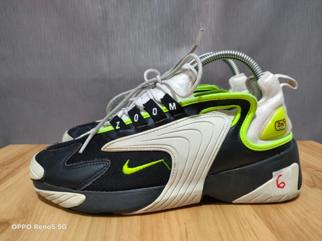 Nike zoom 2k black volt white discount
