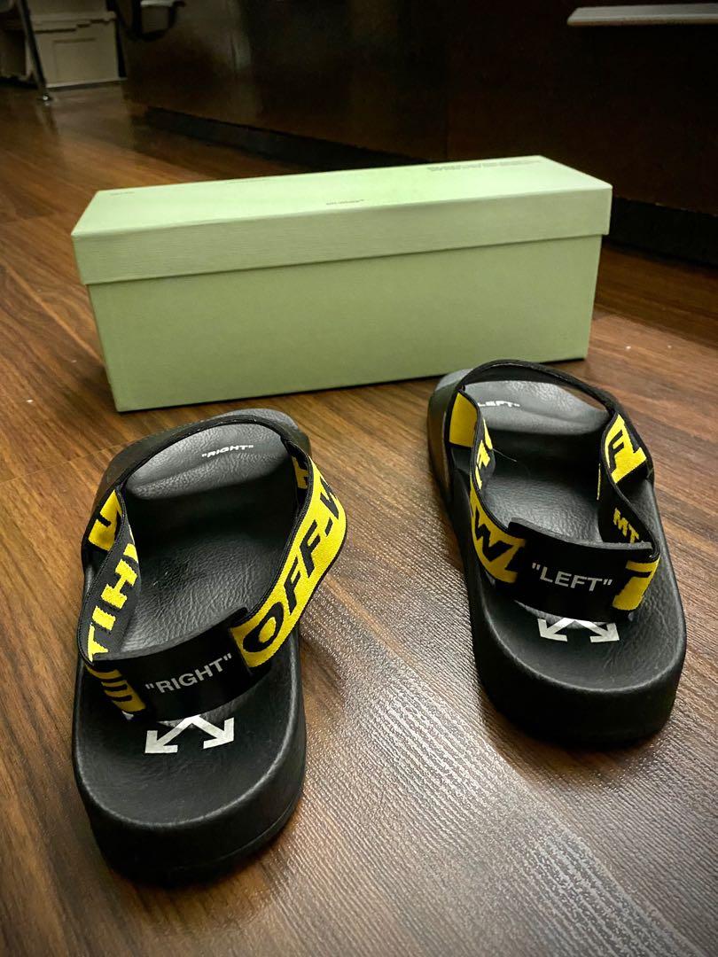 Off white slides with backstrap 2025