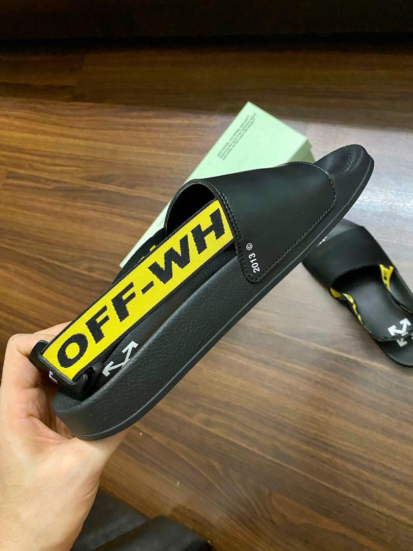 Off white slides online with backstrap