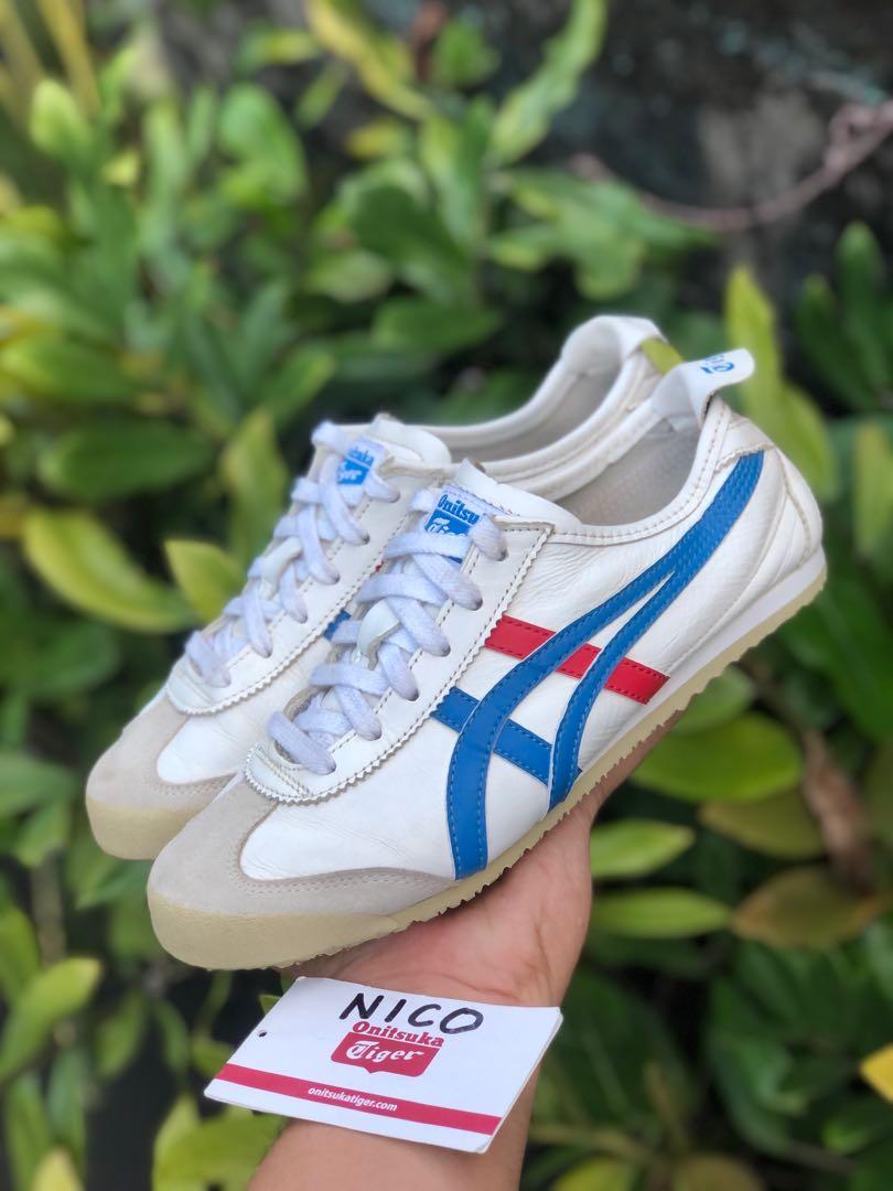Onitsuka Tiger 66 White Blue-Red🤍💙❤️, Fashion, Footwear, on Carousell