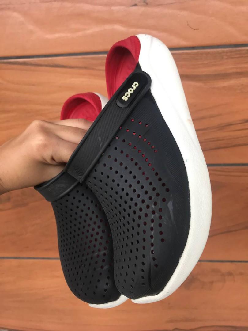 literide black crocs