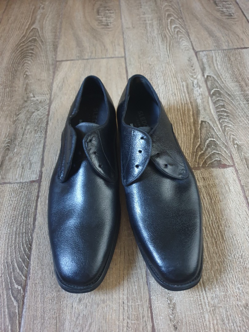 Original Sledgers Black leather shoes for men, Men's Fashion, Footwear ...