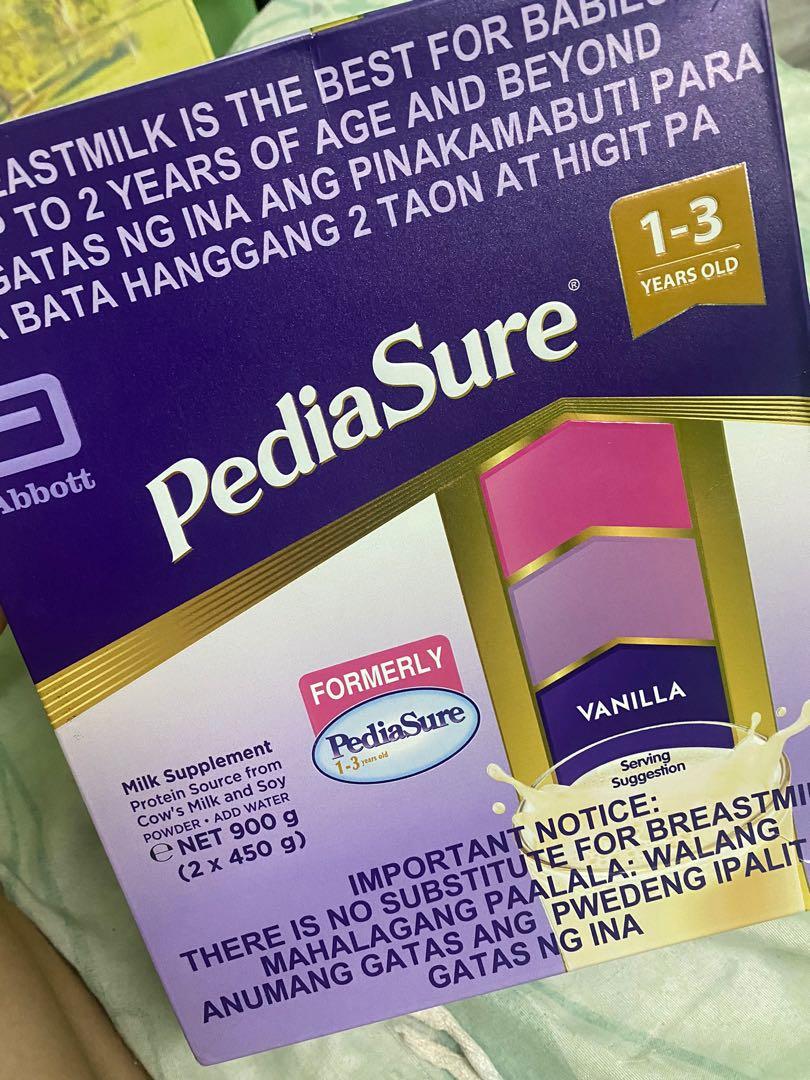 Pediasure 1-3 Vanilla (Category: Breastfeeding & Bottle Feeding) located in Taguig. Submitted by charm0213 (Listing ID 1125717604, Image 1). Description: My baby just transitioned to other formula milk. Location is Makati .