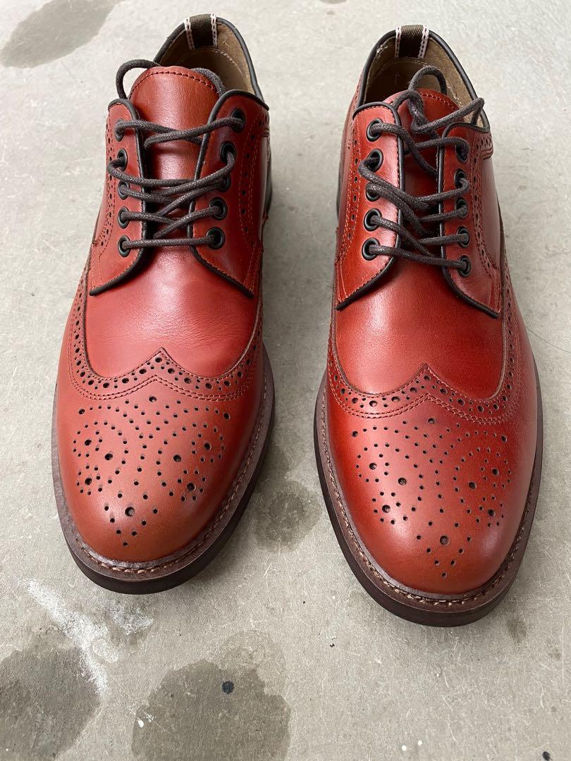Aldo Brogue brown leather shoes