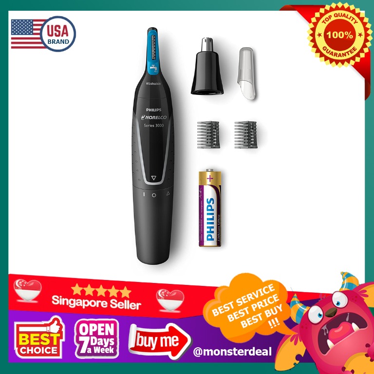 Philips Norelco Nose, Ear, and Eyebrow hair trimmer NT3000/49 rotary