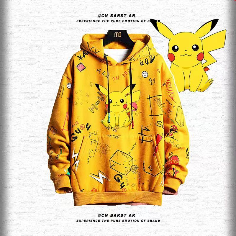 Pikachu discount hoodie mens
