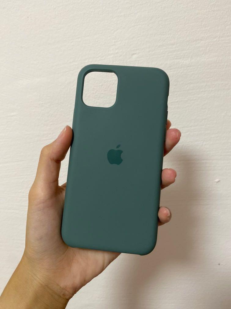 Pine Green Silicone Iphone 11 Pro Case Sleeve Mobile Phones Gadgets Mobile Gadget Accessories Cases Sleeves On Carousell
