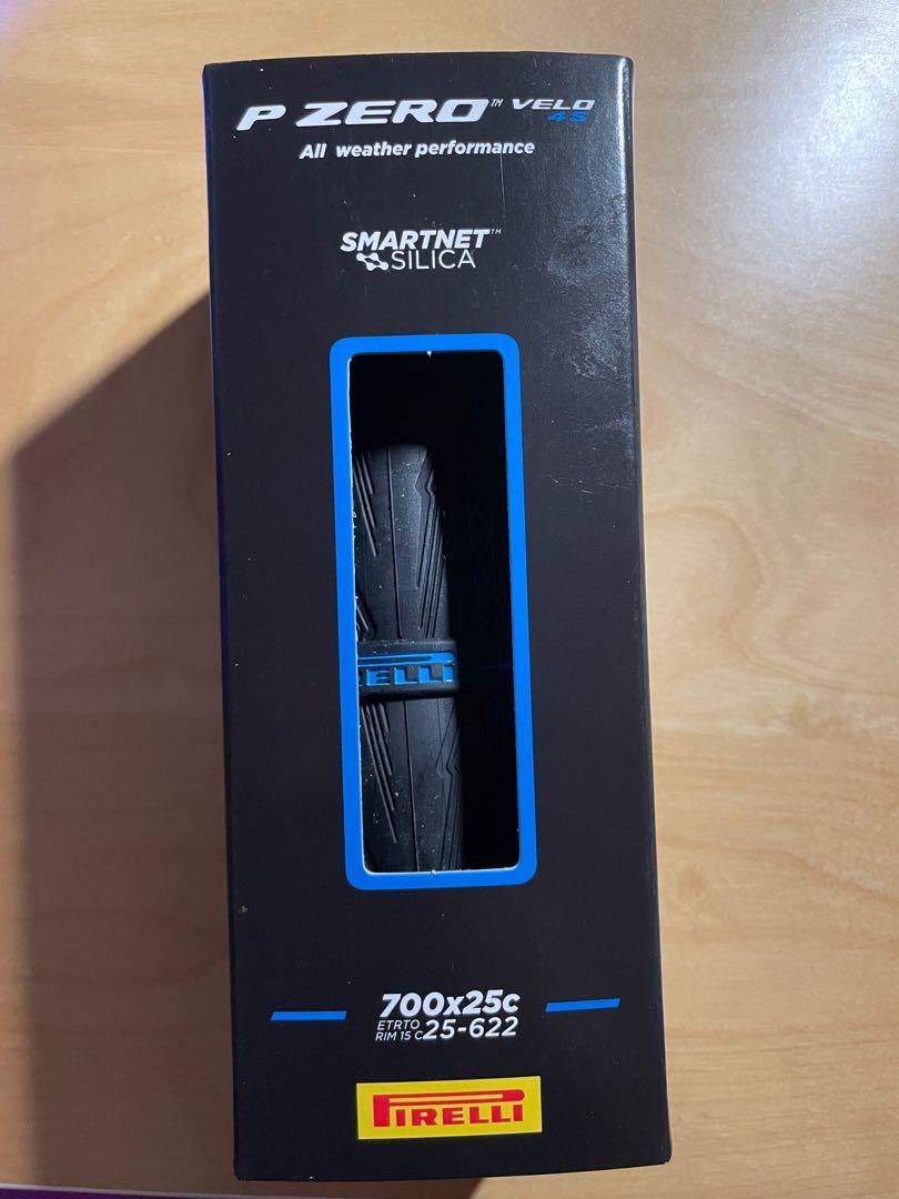 Pirelli P Zero Velo 4S Bike Tyre 700x25s Sports Equipment Bicycles Parts Parts Accessories on Carousell
