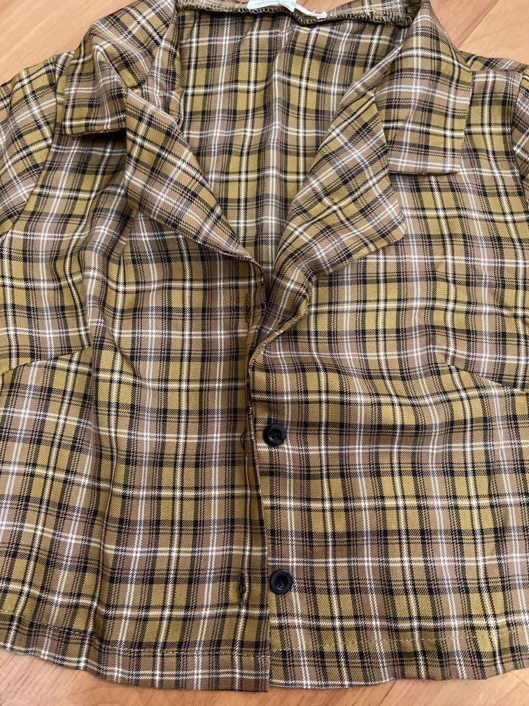 plaid matching set, Women's Fashion, Dresses & Sets, Sets or ...