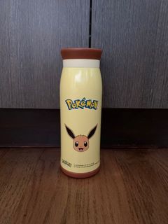 Pokemon stainless thermos water bottle Pikachu Eevee 480ml