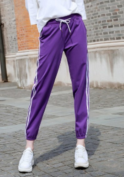 purple sweatpants