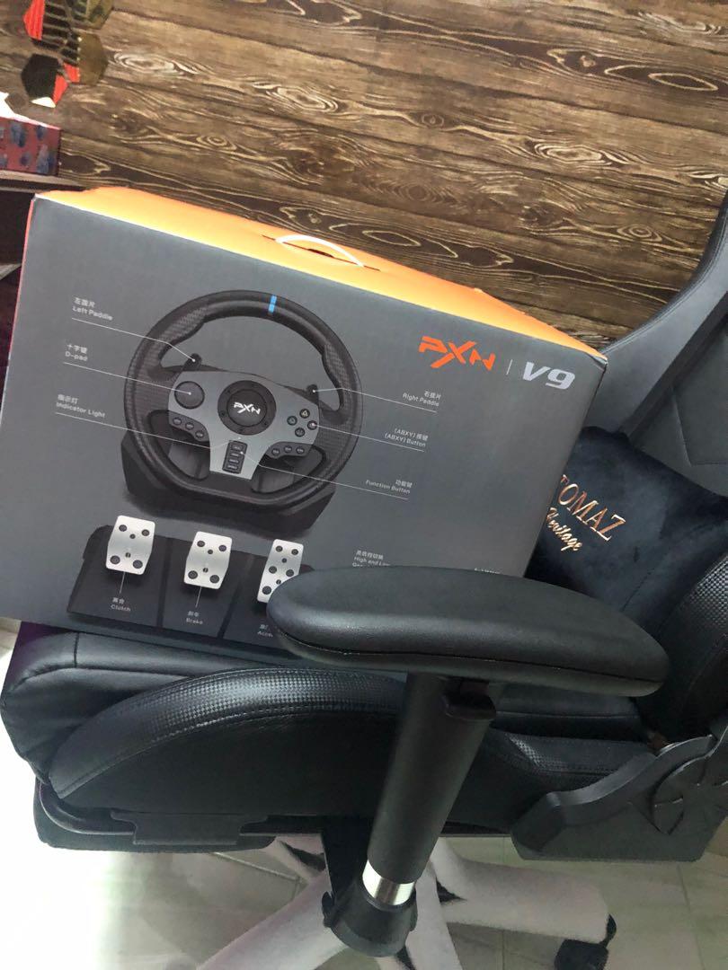 PXN V9 / New Gen Ver / Gaming Wheel Steering. , Computers & Tech, Parts &  Accessories, Computer Parts on Carousell