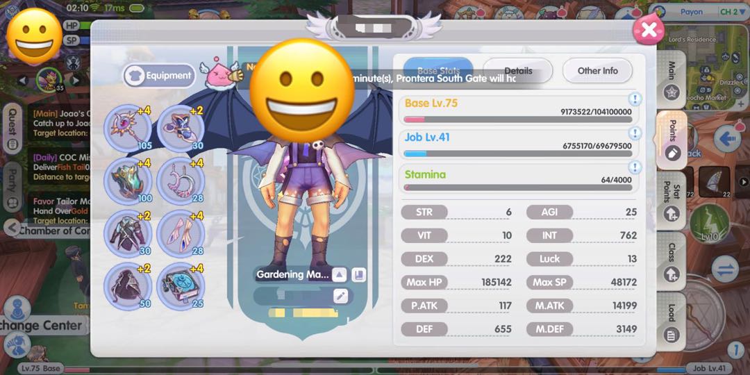 Strouf Ragnarok Ragnarok X ROX - Lvl75 High Wizard Strouf Treasury, Video Gaming ...