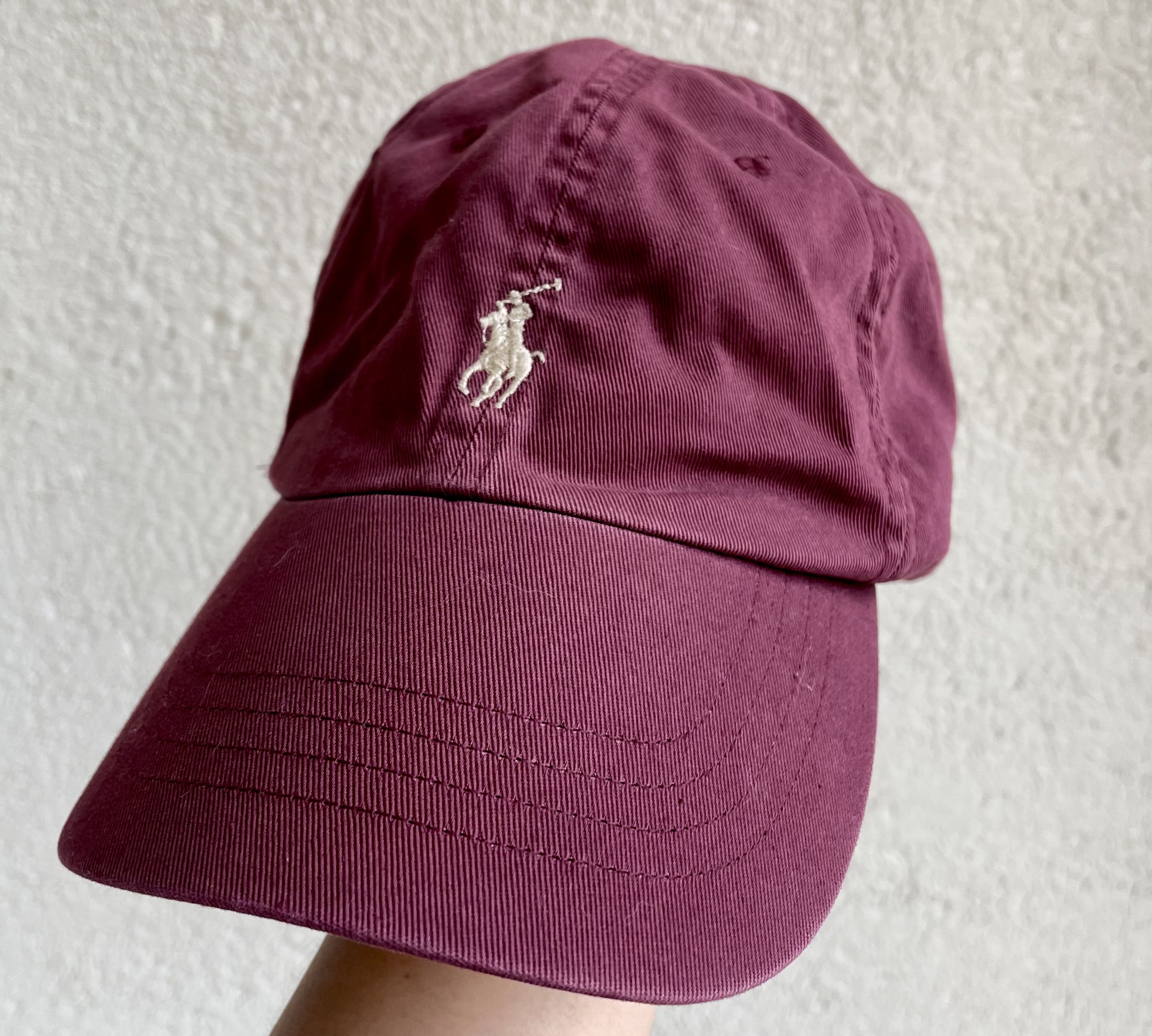 Polo hat maroon discount