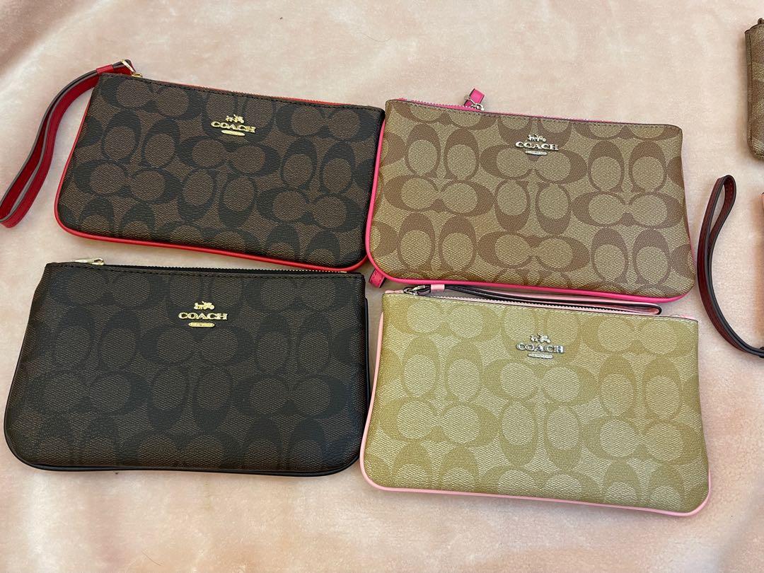 Ready Stock original Coach Large Wristlet monogram iPhone 12 Pro Max can fit