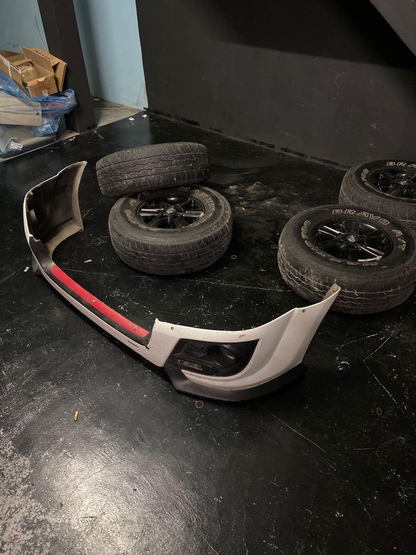 Rim hilux original trd with trd bumper, Auto Accessories on Carousell