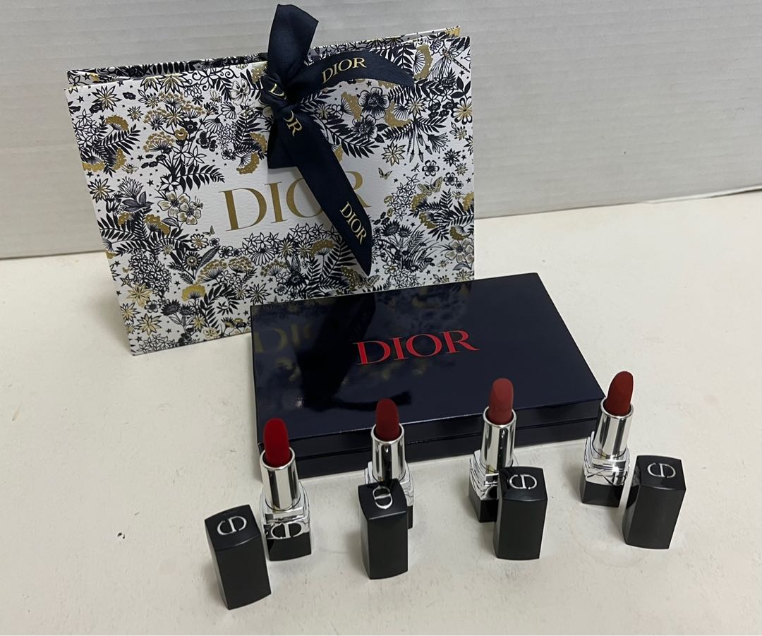 Set son môi Dior Mini Rouge 4 thỏi Tiệm son Goong