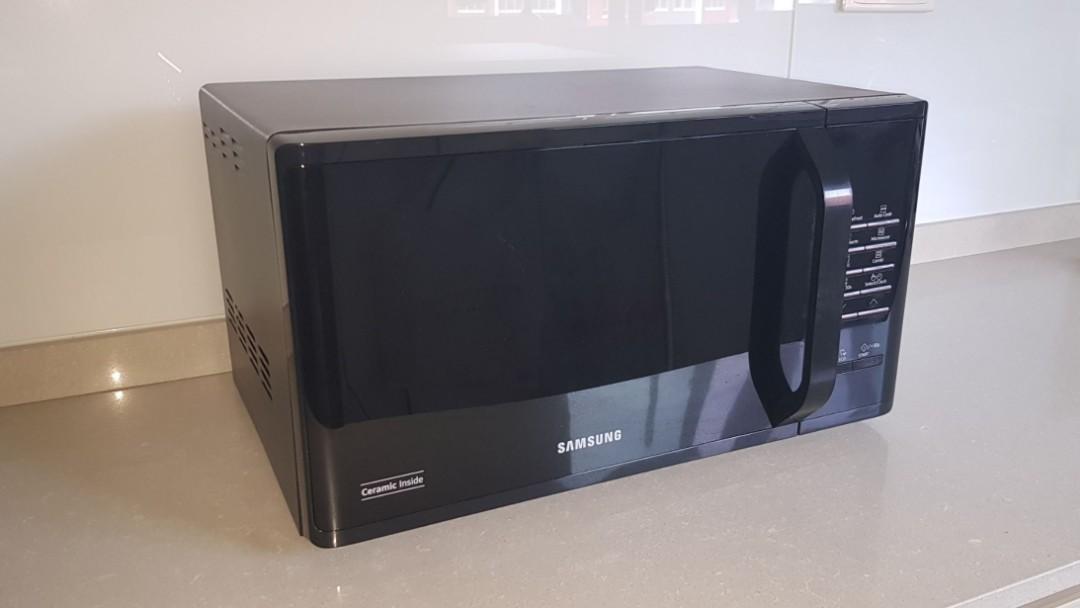 Samsung 23L 800W Microwave MG23K3513, TV \u0026 Home Appliances, Kitchen  Appliances, Cookers on Carousell
