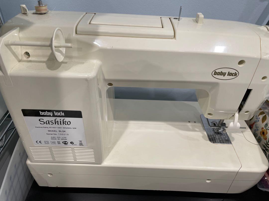 Sashiko Babylock BLQK sewing machine (not Bernina, Brother,