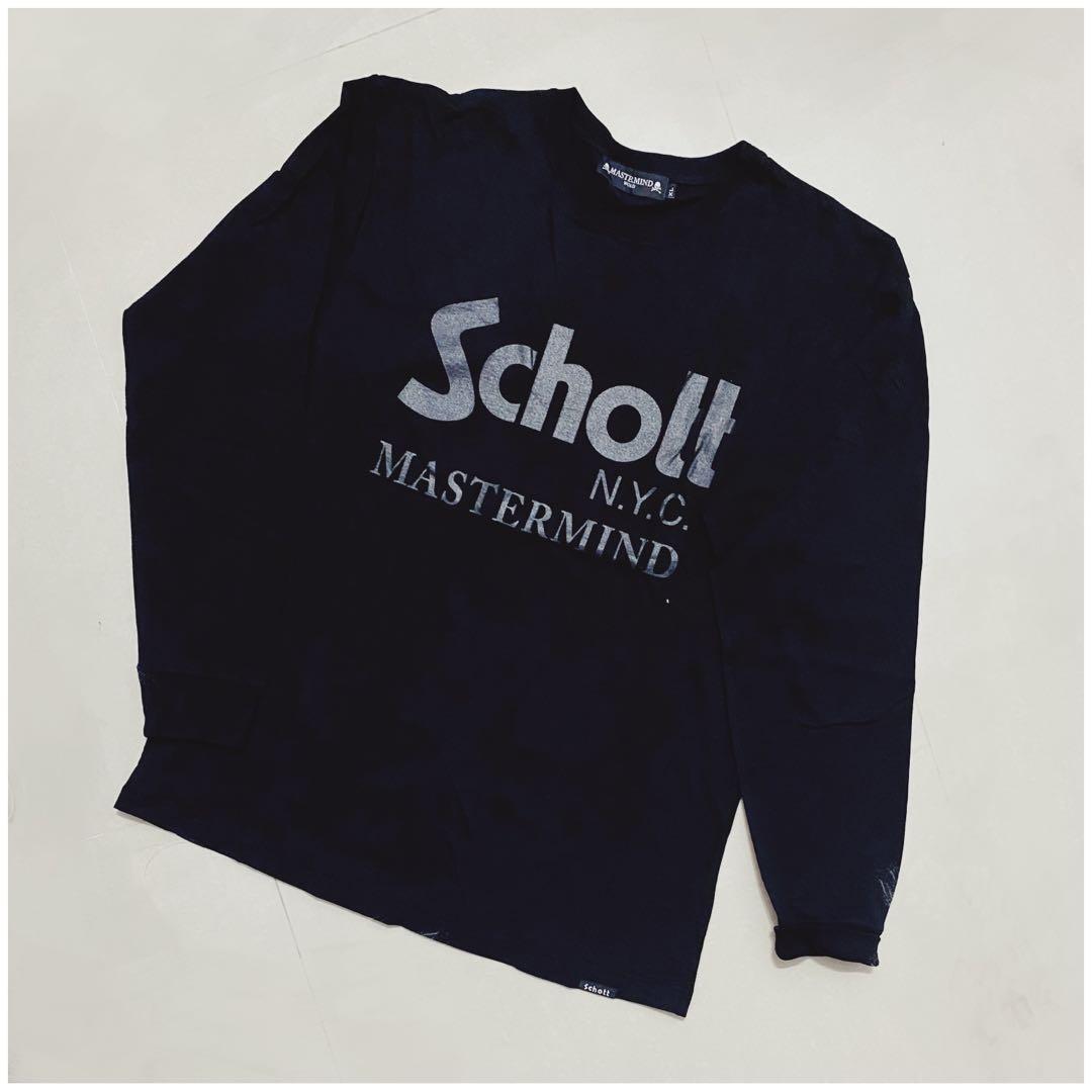 Schott × Mastermind Japan Basic Logo LS TEE