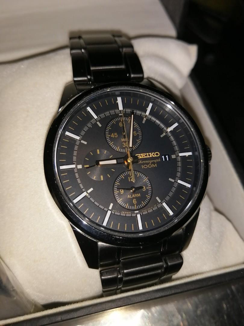 Seiko Chronograph SNAF07 cal. 7T62, Men's Fashion, Watches & Accessories,  Watches on Carousell