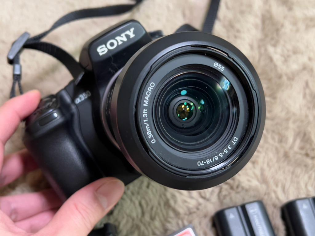 Sony A350 DSLR + Kit Lens Sony DT 18-70mm/ F3.5-5.6 單反相機相機