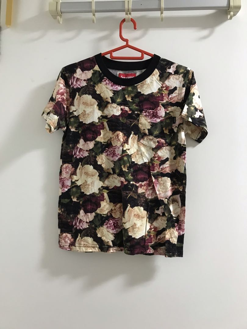 supreme floral tee