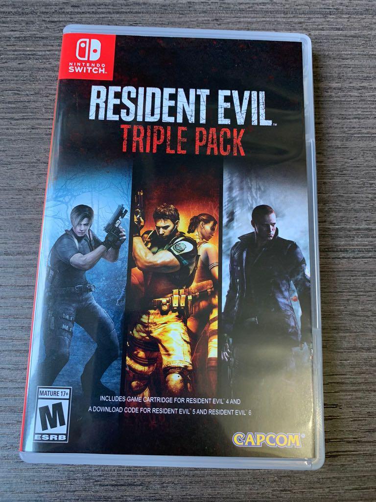 Switch 生化危機456 Resident Evil 456 triple pack (玩過一次唔知5同6 