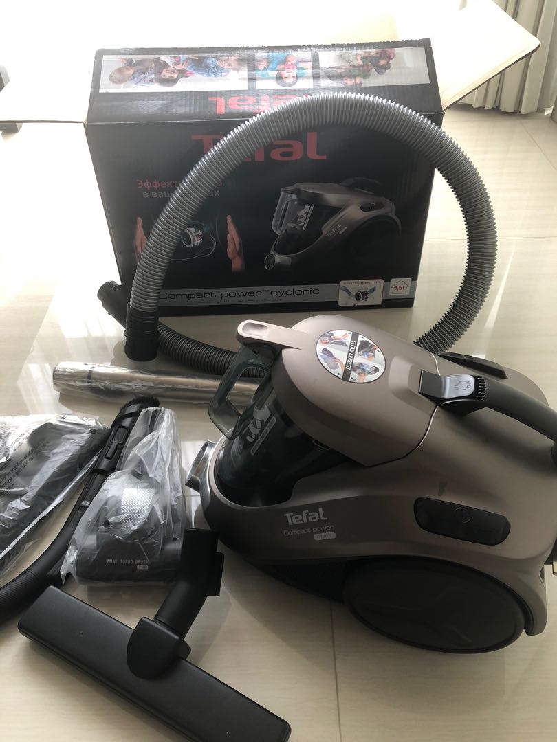 Tefal Compact Power Cyclonic Baglese Vacuum Cleaner, TV & Home ...
