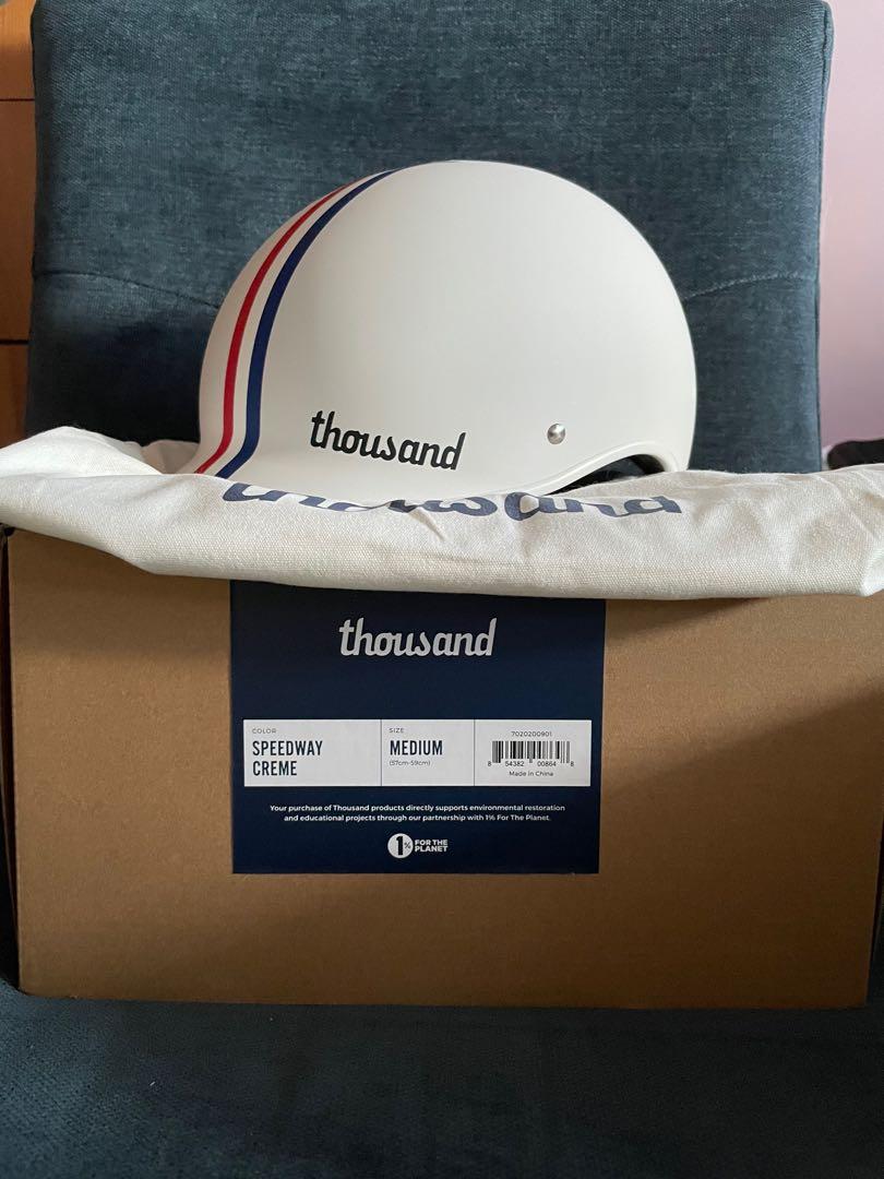 thousand helmet speedway creme