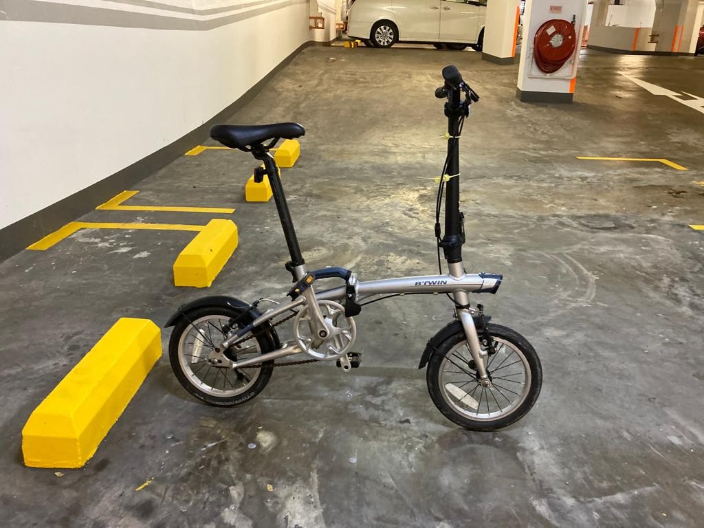 Tilt 500 XS 14in Folding Bike Silver Sports Equipment Bicycles Parts Bicycles on Carousell