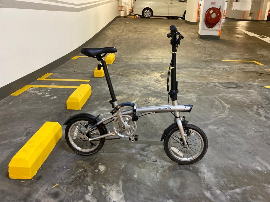 Tilt 500 XS 14in Folding Bike Silver Sports Equipment Bicycles Parts Bicycles on Carousell