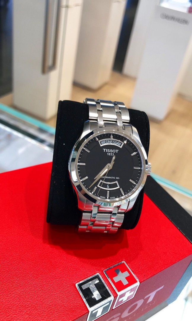 TISSOT COUTURIER POWERMATIC 80, 名牌, 手錶- Carousell