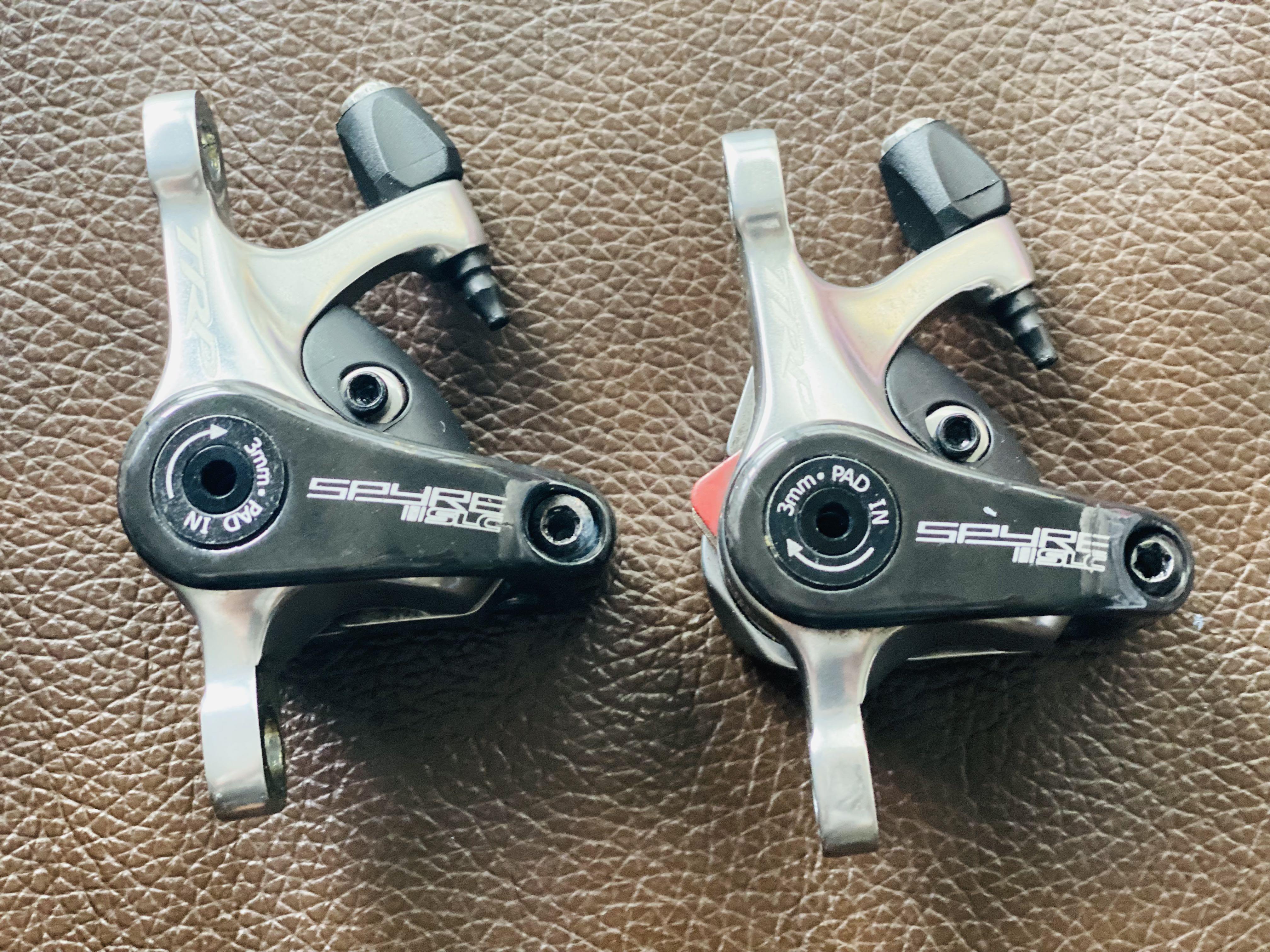 TRP SPYRE SLC brake dekit from Birdy R20 with sliver brake lever