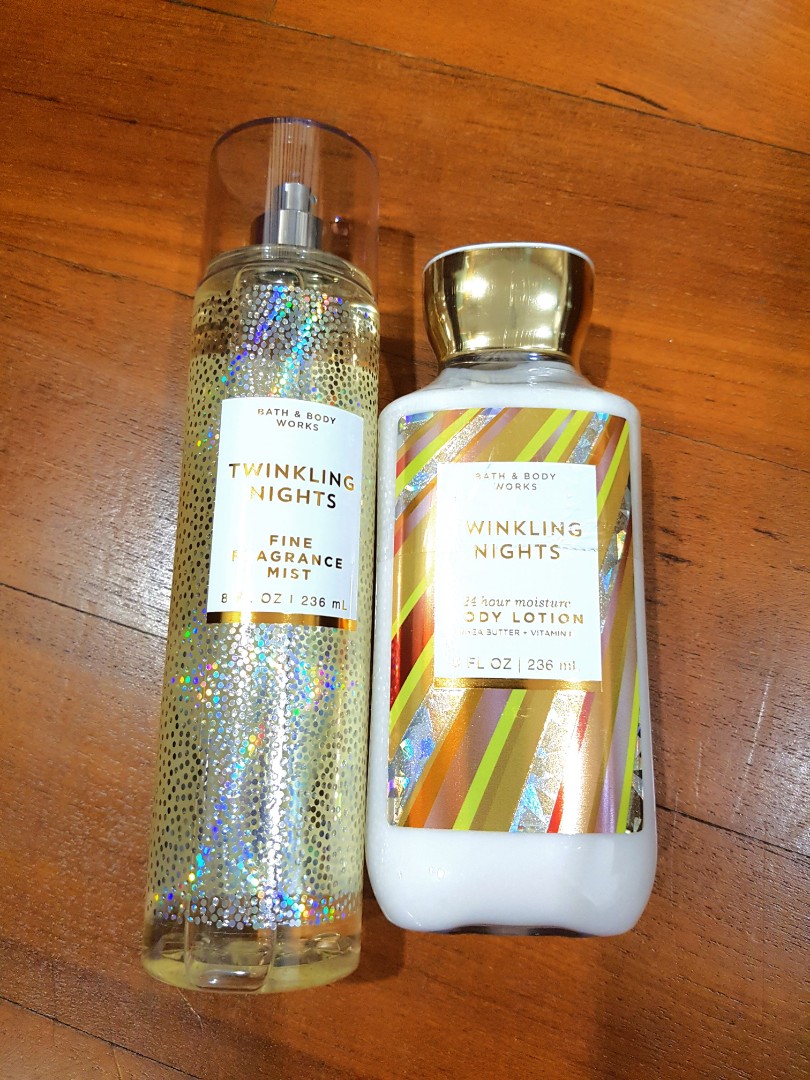 Twinkling nights body on sale spray