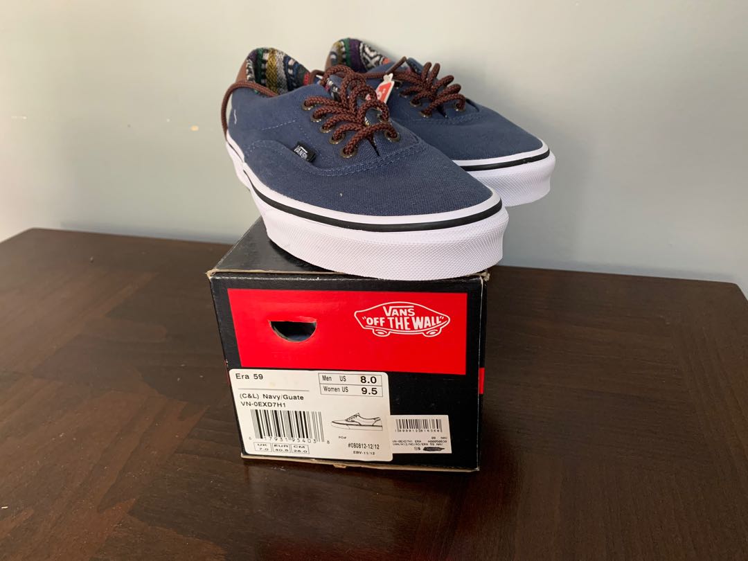 Vans era 59 navy guate discount