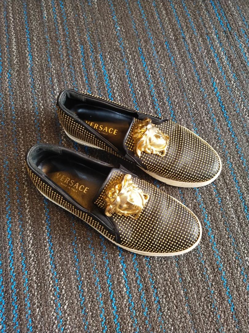 Versace medusa slip deals on