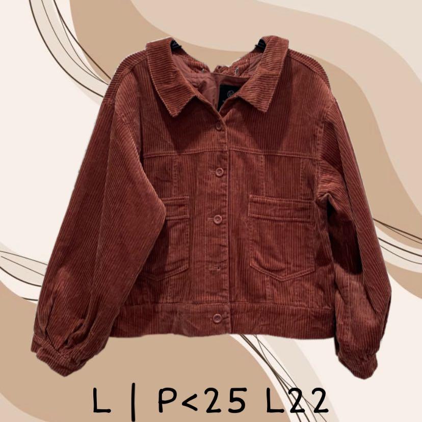 w closet baggy corduroy jacket / outer 