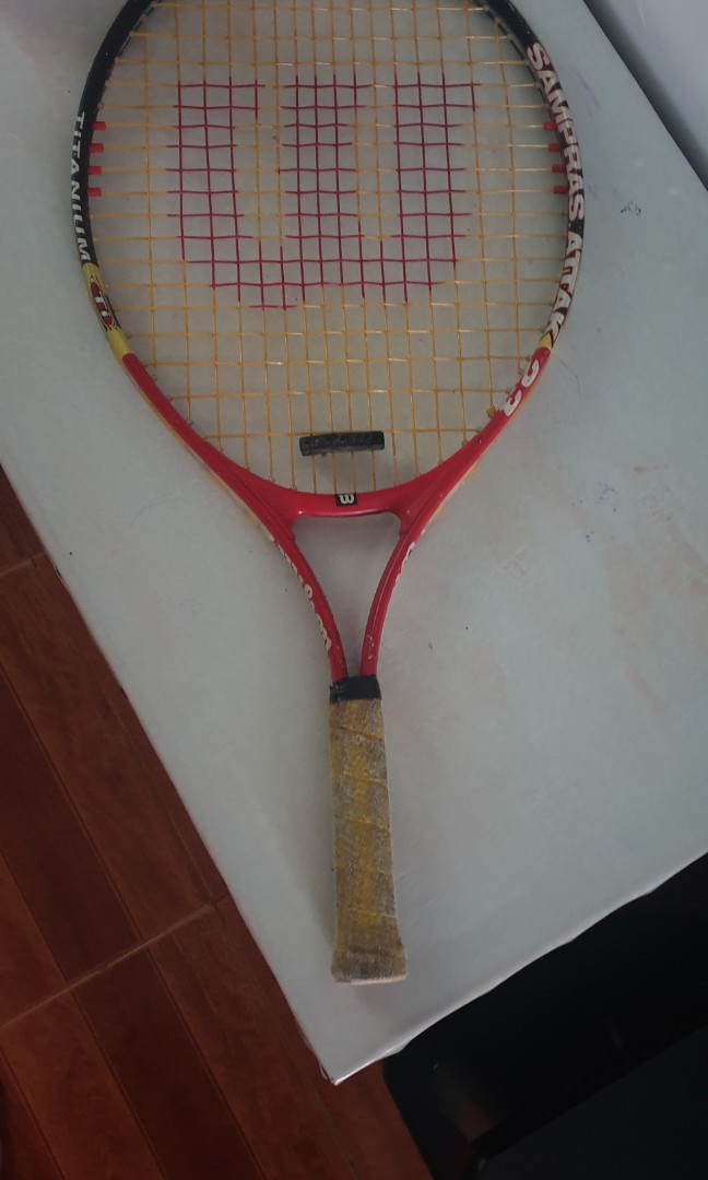 Wilson bard tennis racket, Sports Equipment, Sports & Games, Racket and ...