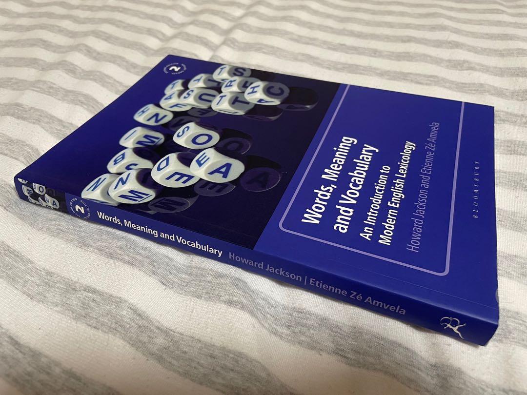Words, Meaning And Vocabulary: An Introduction to Modern English Lexicology  (Open Linguistics) by Amvela Howard Jackson - Paperback - from Powell's  Bookstores Chicago (SKU: SON000016231)