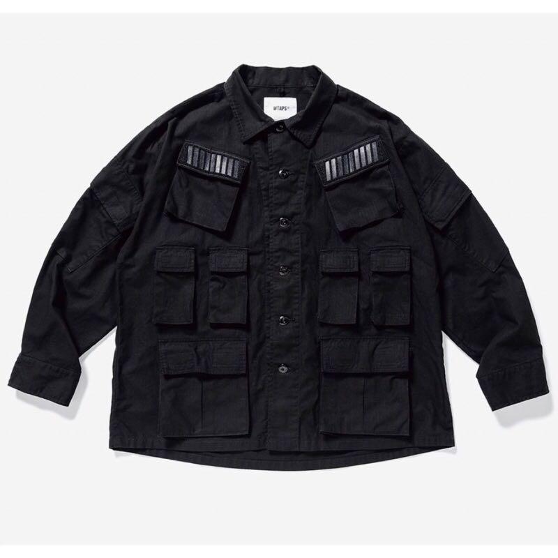 Wtaps 19aw modular shirt Black S, 男裝, 外套及戶外衣服- Carousell