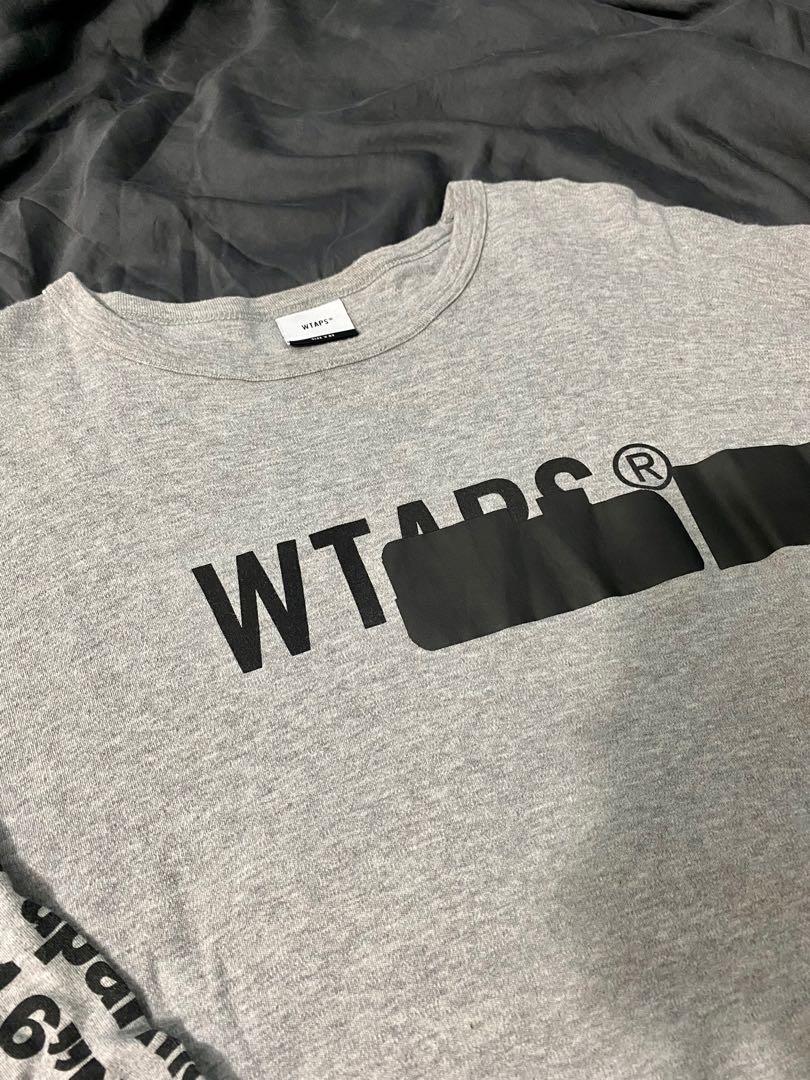 Wtaps 19AW side effect design LS tee, 男裝, 上身及套裝, T-shirt