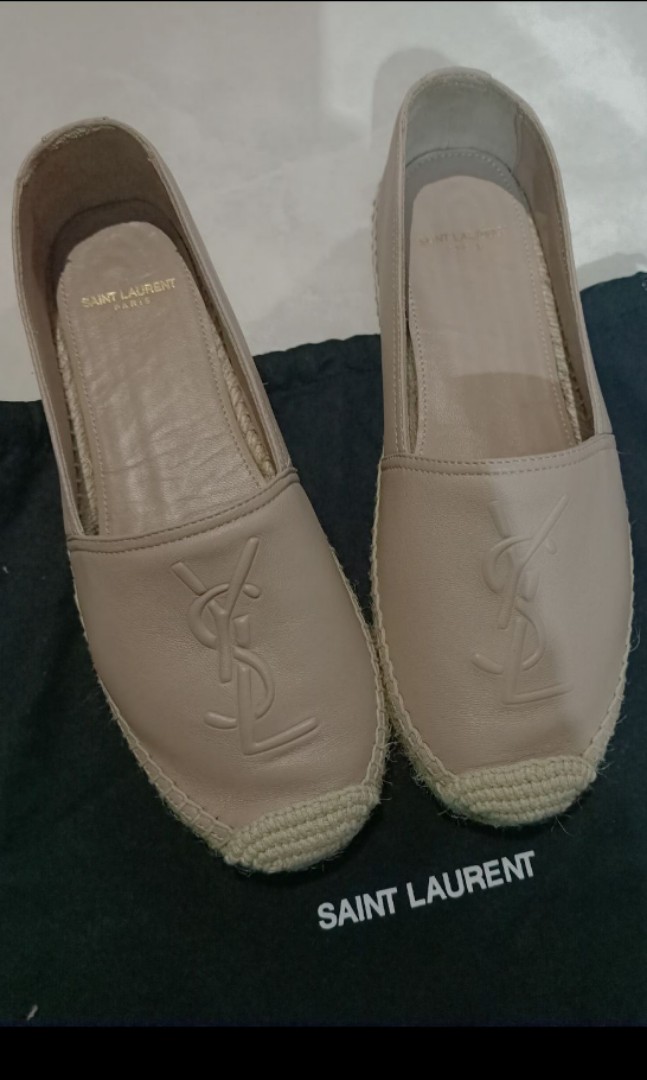 Saint laurent shop monogram espadrilles